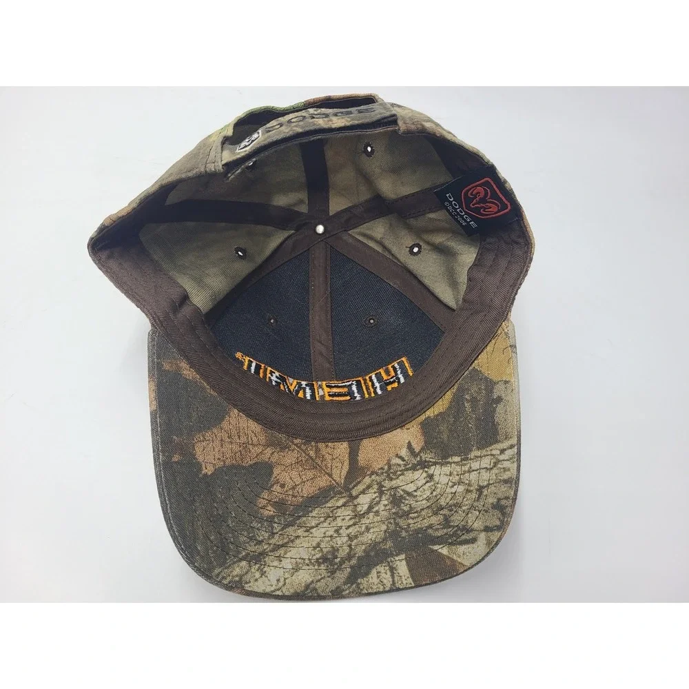 Vintage Dodge Ram Hemi Camo Drew Pearson Marketing Adjustable Hat‎ Cap Men Brown